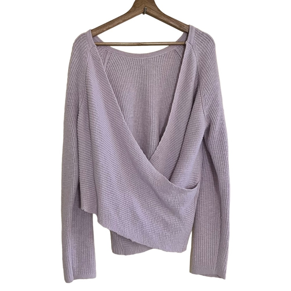 Aerie Light Pink Open-Back Sweater - Picture 3 of 5